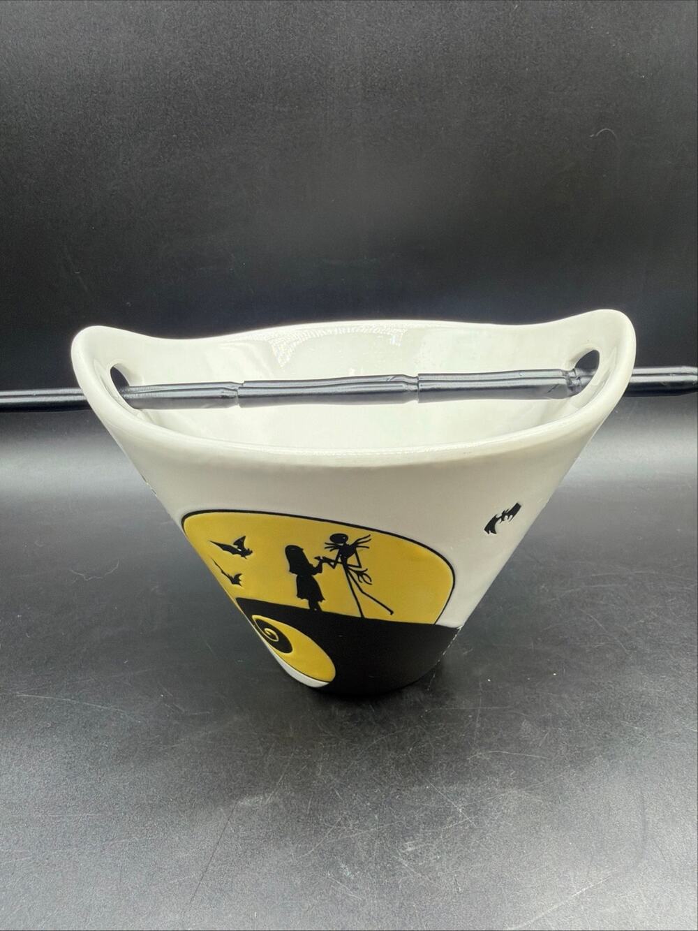 Disney Nightmare Before Christmas Jack Sally Ramen Bowl Chopsticks Zrike